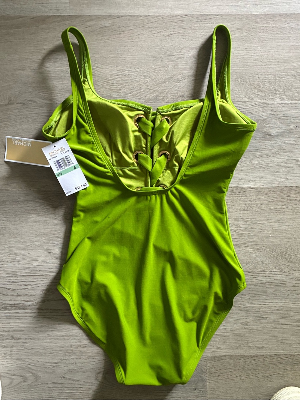 🌴Michael Kors Lace Up Swimsuit Sz 8 NWT🌴 - Picture 4 of 4